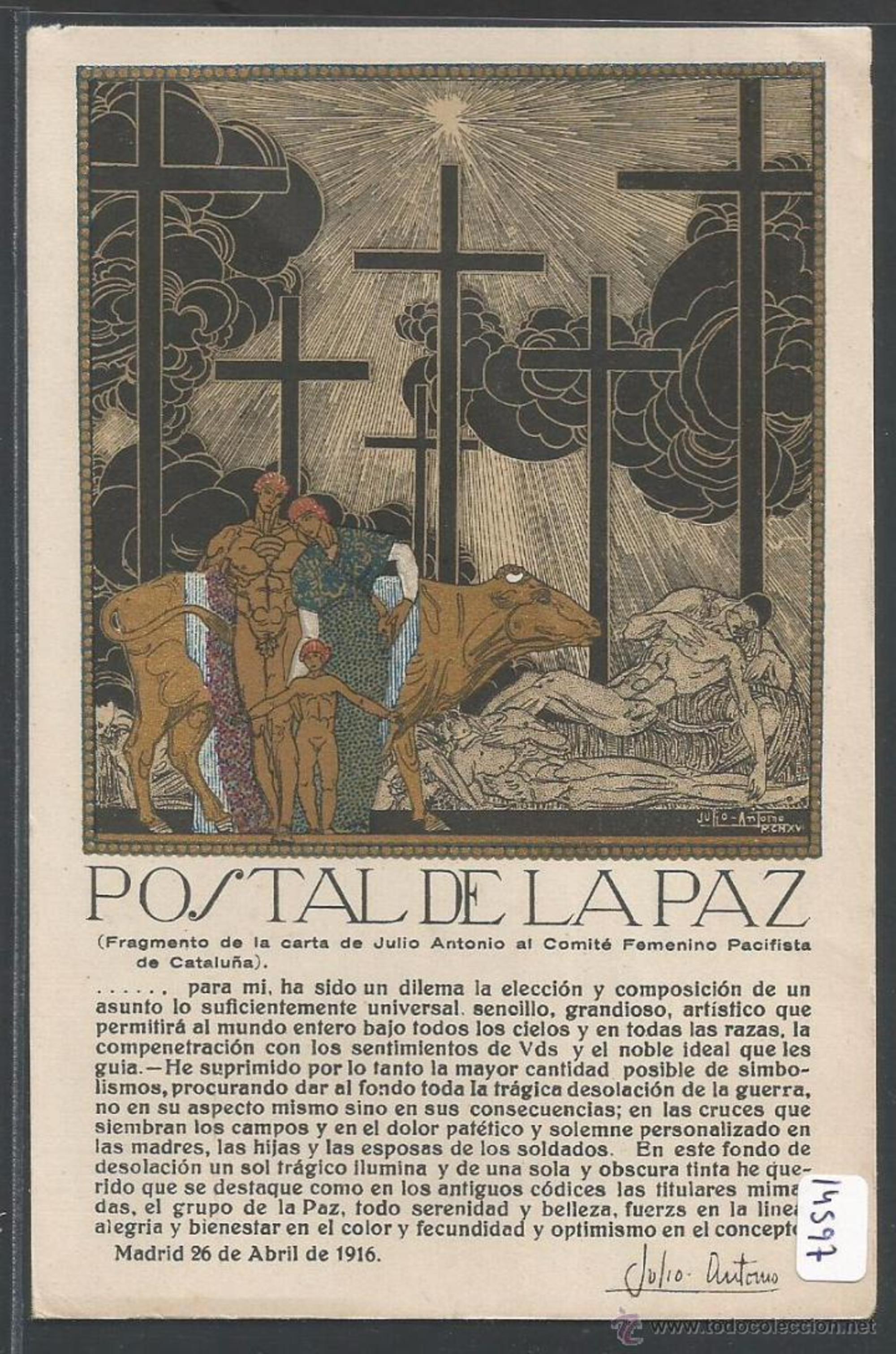 Postal por la paz